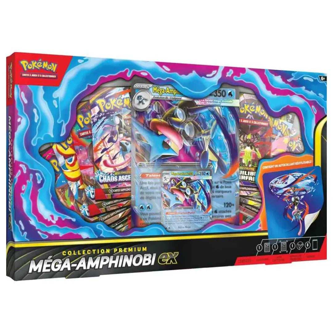 🇫🇷 Pokémon TCG – Coffret Premium Méga-Amphinobi-ex ✨🐸