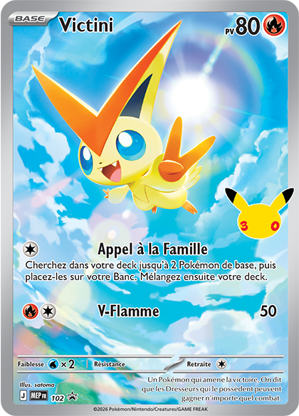 🇫🇷 Pokémon TCG – Deck Combat 30ᵉ Anniversaire Mentali-ex ou Noctali-ex ✨🌙