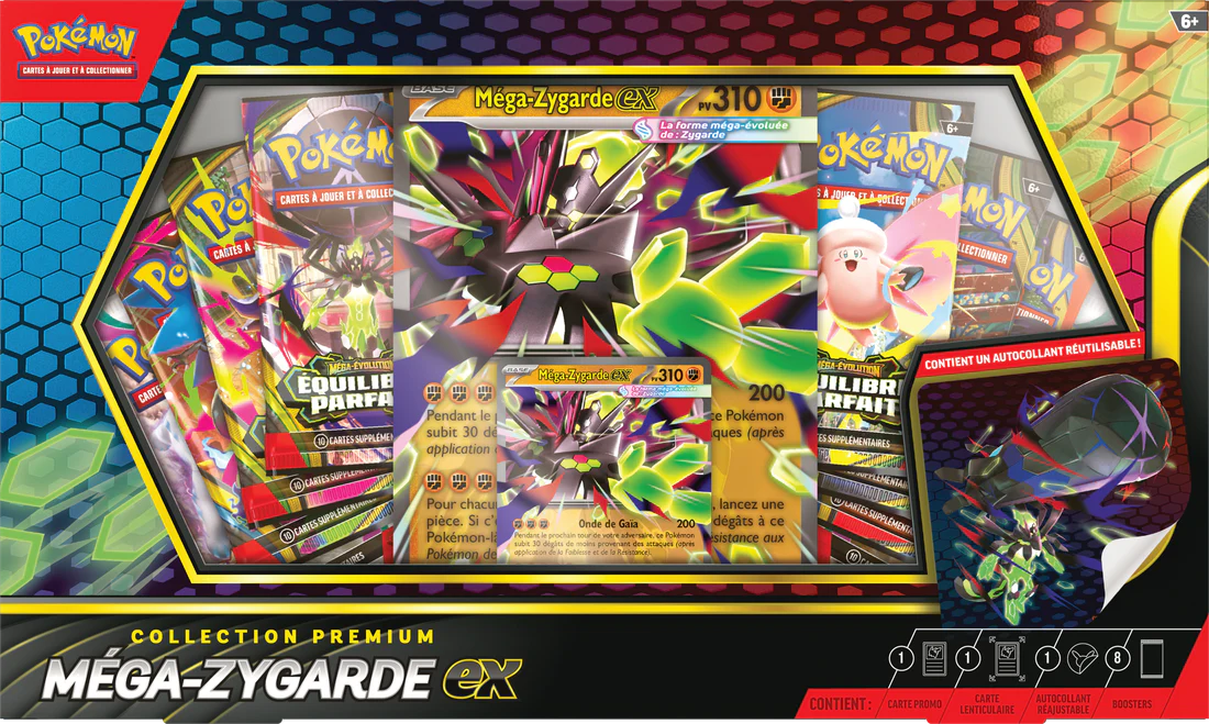🇫🇷 Pokémon TCG – Coffret Collection Premium Méga-Zygarde-Ex ✨🐉