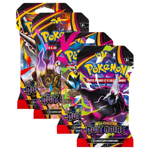 [FR] Pokémon TCG – Booster sous blister Nuit Noire ME05 ✨🌑