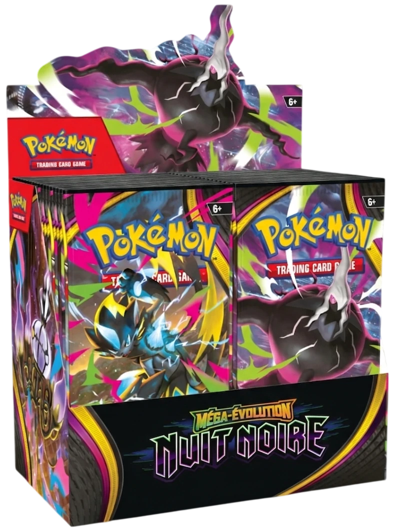 [FR] Pokémon TCG – Display 36 Boosters Nuit Noire ME05 ✨🌑