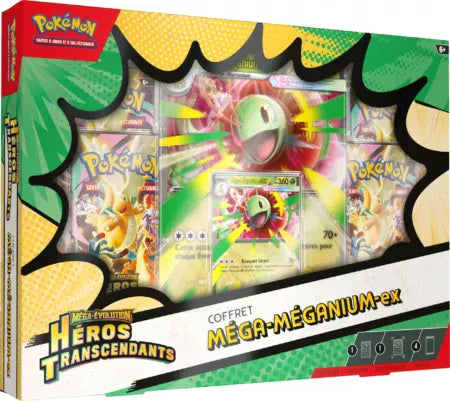 [FR] Pokémon – 🎴 Coffret Méga-Évolution : Héros Transcendants – Coffret aléatoire ✨🎁